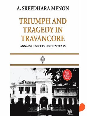 cover image of Triumph and Tragedy in Travancore